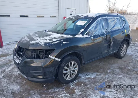 2017 Nissan Rogue Sv z USA, uszkodzony, nr VIN KNMAT2MV0HP560097